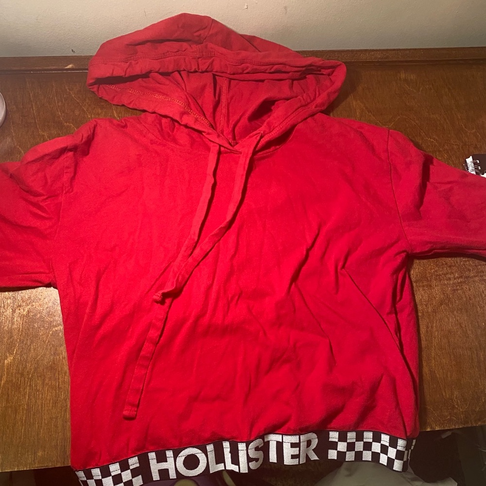two hoodie crops from Hollister size xs